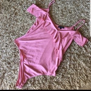 NWOT Pink bodysuit from pacsun